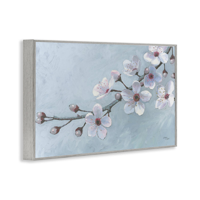 Branche de fleurs par Wellington Studio bg-028, Estampe numérique Farmhouse, H 12 po x l 18 po