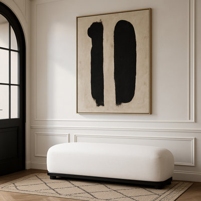 Banc en tissu Calum Chenille