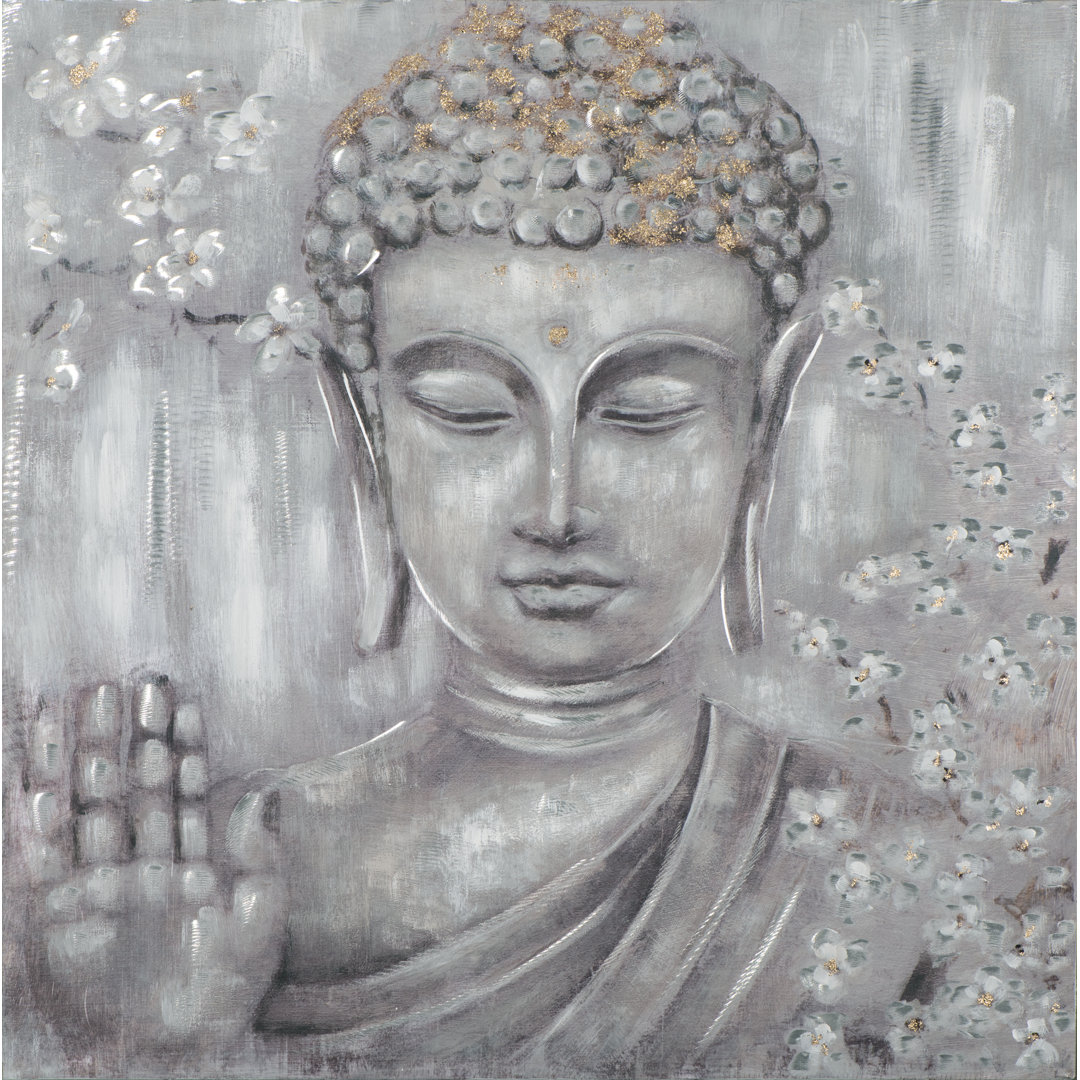 Waving Buddha - Gemälde auf Leinwand