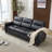 Garley 85.4'' Faux Leather Sofa-1109267138