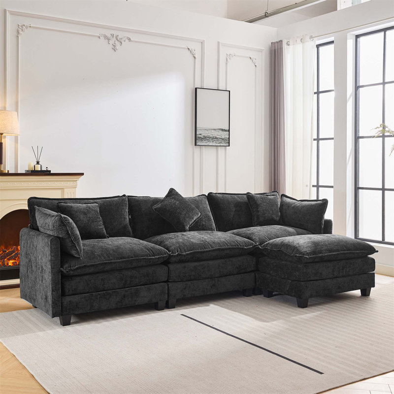 Black Foam Sofa