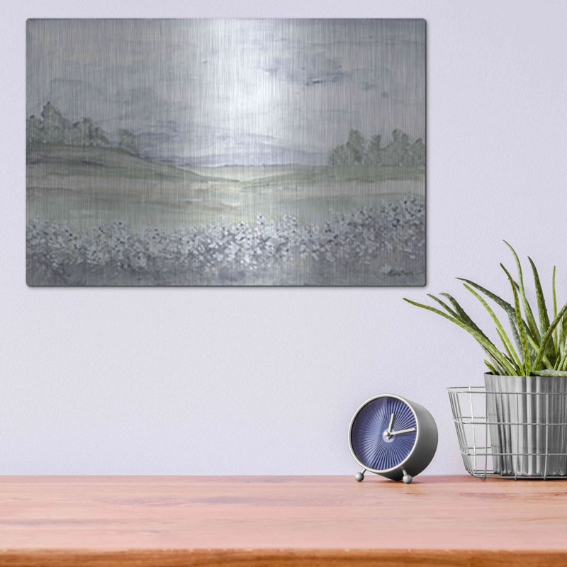 Art mural en métal «Meadow» par Roey Ebert, H 12 po x l 16 po