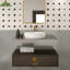 Lavabo vasque de salle de bain rond 16,2 po ELLAI-93801277