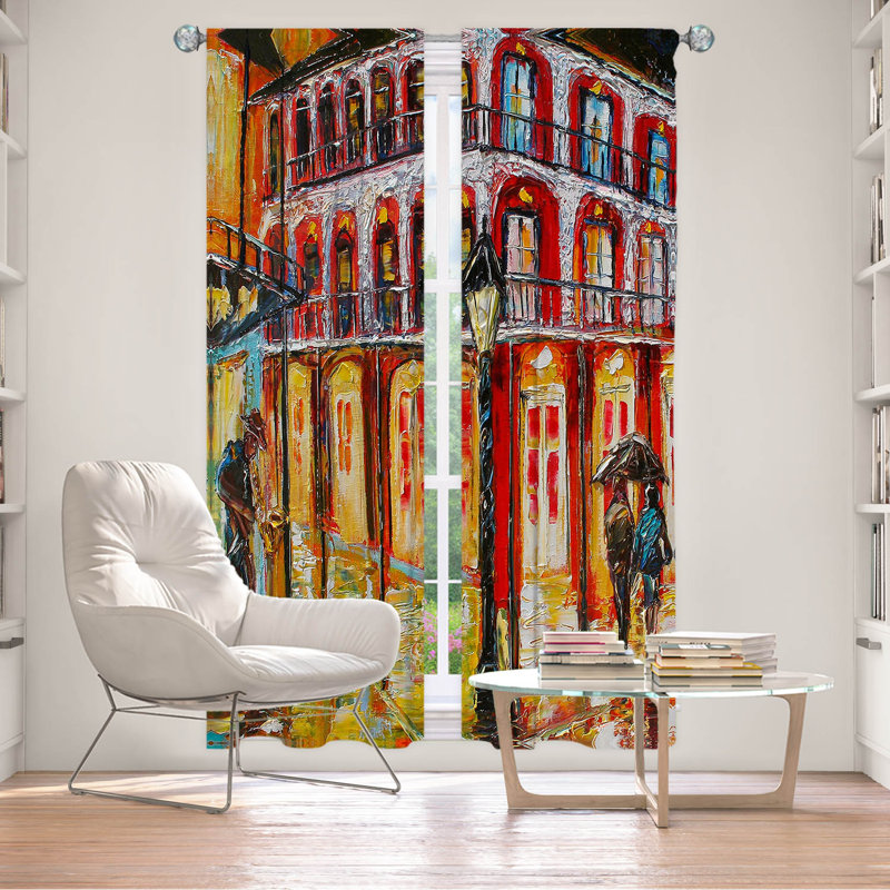 Eimo Room Darkening Curtain Pair, 20" W x 82" L