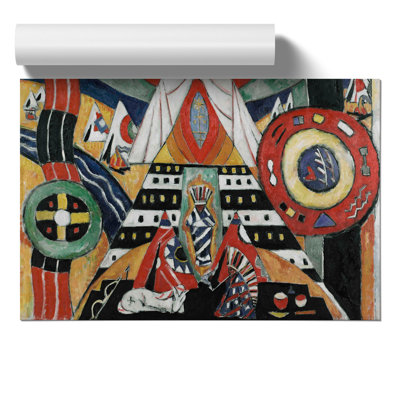 Indian Composition by Marsden Hartley - No Frame Painting