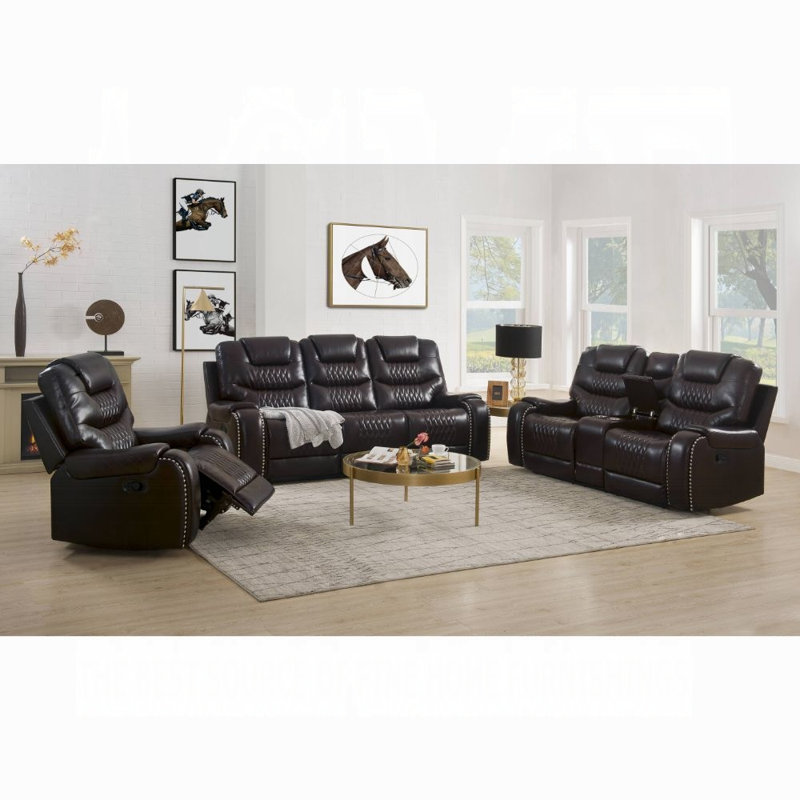 Canapé inclinable Braylon, Brun