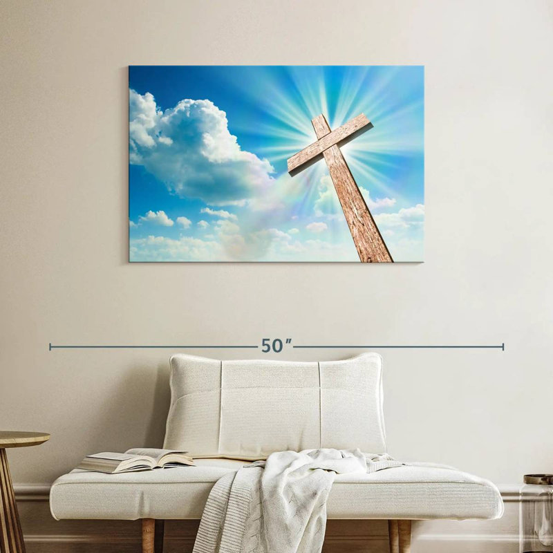 Adella Large Cross, 26" H x 39" W