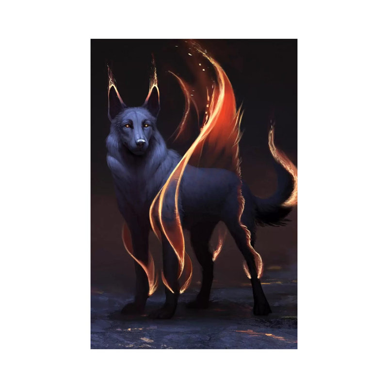 Fire Within by Jade Merien - Wrapped Canvas Gallery-Wrapped Canvas Giclée, 66.04 cm H x 45.72 cm W x 3.175 cm D