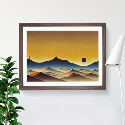 Desert Sunrise - Single Picture Frame Painting