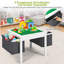 Arla Kids 3 Piece Square Game Table/classroom Table and Chair Set