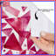 Rideaux de douche géométriques triangles roses très longs-367163536