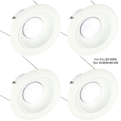 6.5'' Dimmable Air-Tight Standard Recessed Lighting Kit