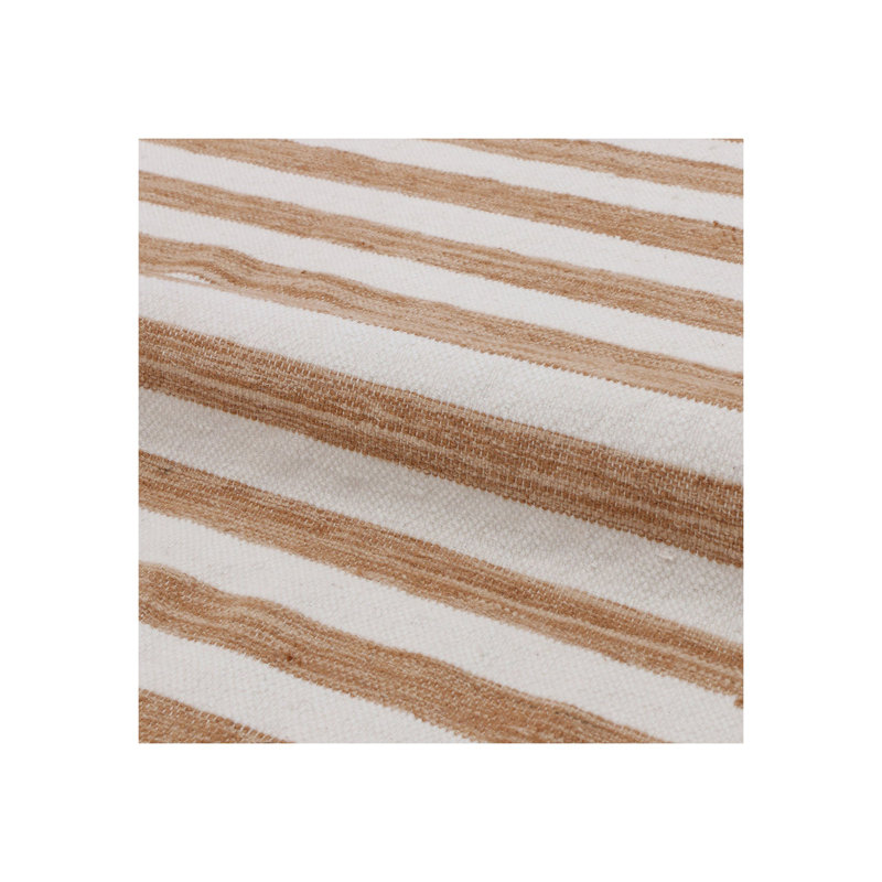 Striped Area Rug in Natural, Runner 2'6'' x 7'
