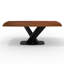 Table ovale en acacia 79 po (pieds inclus)
