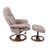  Manual Standard Recliner with Ottoman - 360° Swivel