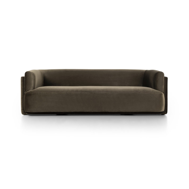 Rue 95" Upholstered Sofa, Surrey Olive Velvet