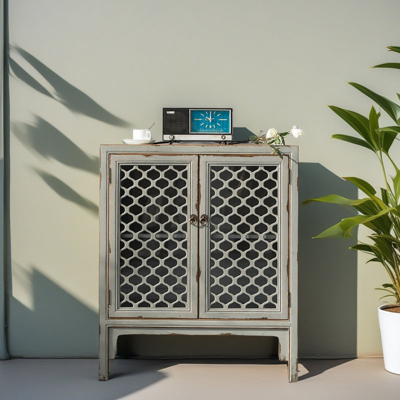 Console gris vieilli