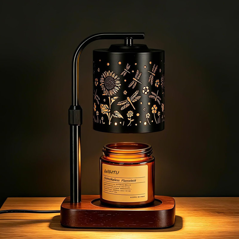 Lampe bougie chauffe-bougie avec minuterie et gradateur pour bougies