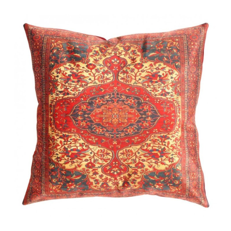 Persian Rug Throw Pillow 16'' X 16''