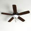 Ventilateur de plafond standard à DEL à 5 pales de 60 po avec chaîne de traction et ensemble d'éclairage inclus