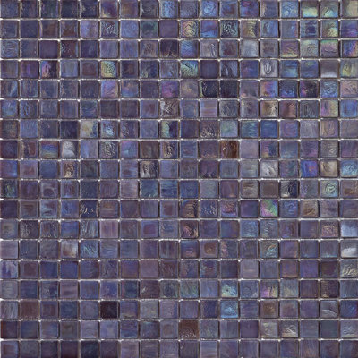 5/8" x 5/8" Iridescent Glass Mosaic