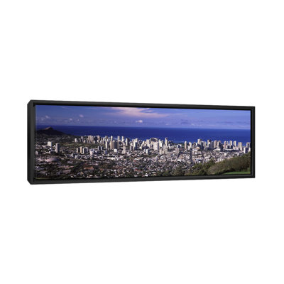" High Angle View Of A City, Honolulu, Oahu, Honolulu County, Hawaii, USA 2010 #3 " by Panoramic Images