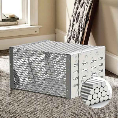 "Non-Toxic Mouse Trap – Automatic Catch & Release, Durable Iron Construction"