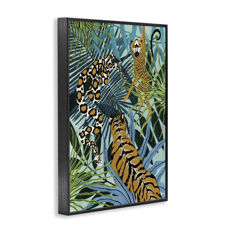 Giclée encadrée par Animal Dance, H 18 po x l 12 po, Giclée encadrée noir minuit