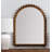 Tioga Wall Mirror – Natural Wood Frame with Boho Knob Detailing