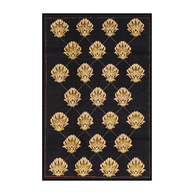 Tapis abstrait moderne 3232, Rectangle de 2 pi x 3 pi