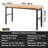 Adjustable Height Wood Top Workbench-88946491