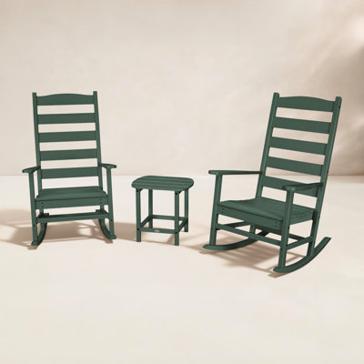 POLYWOOD® Rocker 2-Person Patio Seating Group