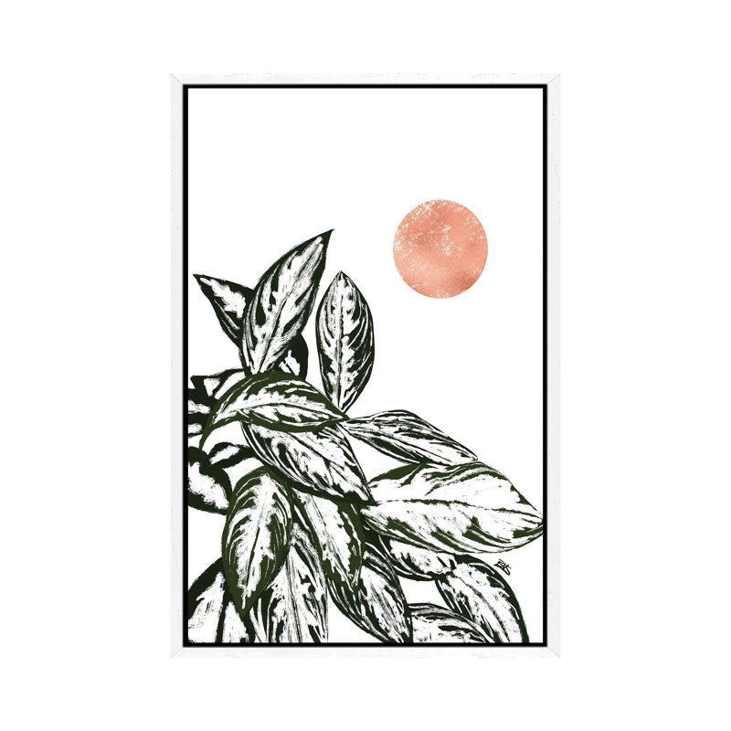 Calas I (Rose Gold) 1 Piece Wall Art on Canvas, 152.5 cm H x 101.5 cm W, White Framed Canvas