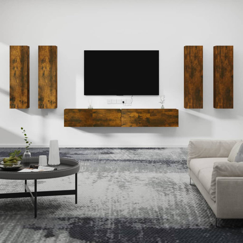 Alaisdair Entertainment Unit for TVs up to 32", 160cm, Smoked Oak