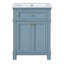 Meuble-lavabo autoportant 24 po avec lavabo et rangement à fermeture en douceur-1468602445