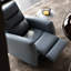 Fauteuil inclinable en tissu de haute qualité et confortable