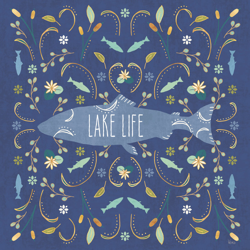 Otomi Lake V by Veronique Charron - Wrapped Canvas Print, 51cm H x 51cm W