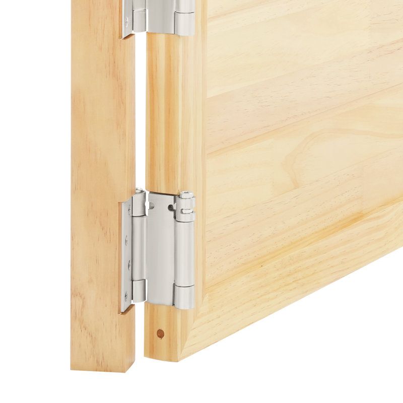 35.4X23.6" Solid Wood Partition Door For Doorways, Beige