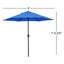 Parasol de marché Toscana-120711009