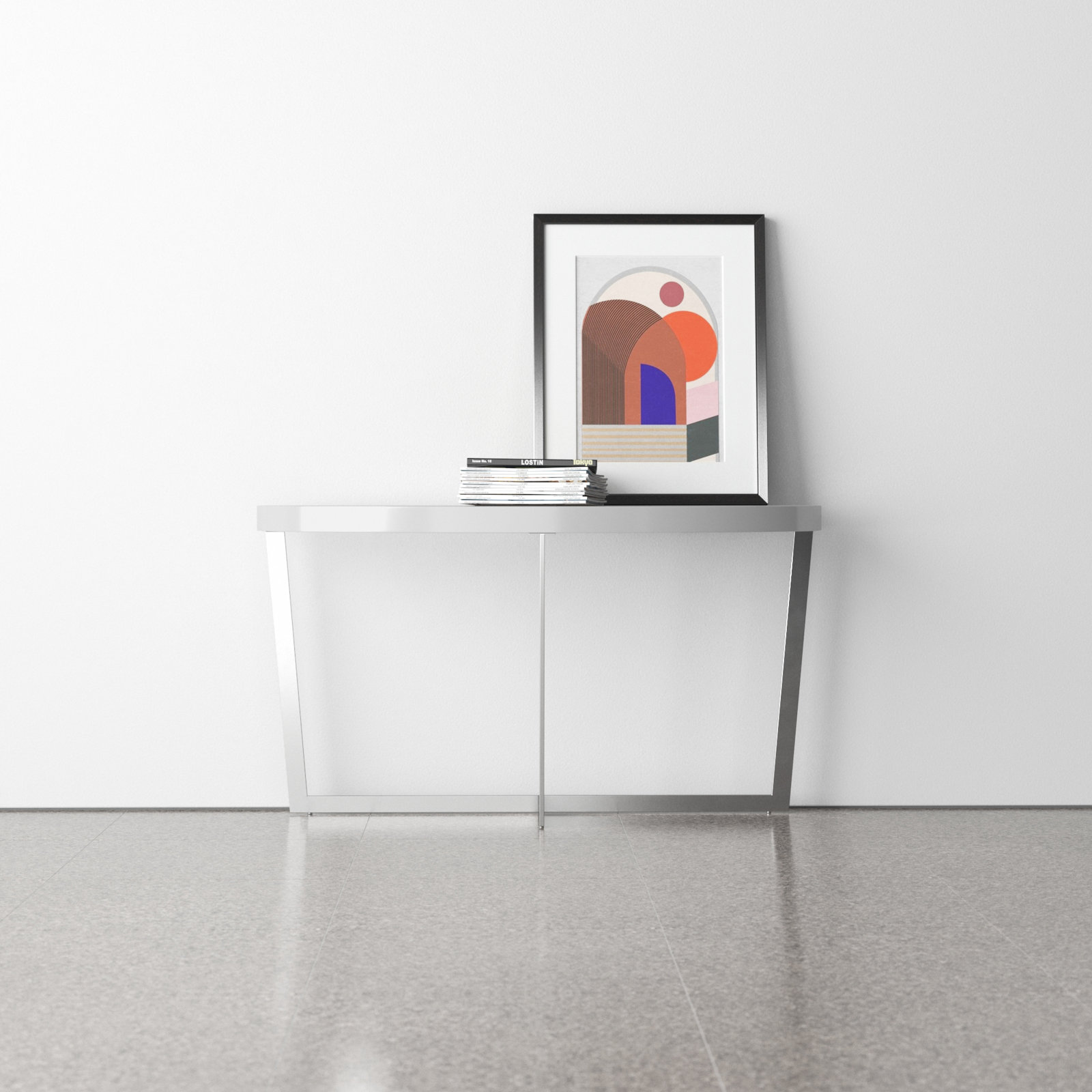 Jackson 55" Console Table, White