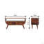 Meuble audio-vidéo en bois massif Artisan Furniture