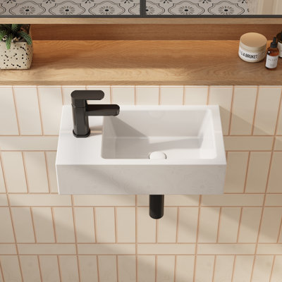 Lavabo de salle de bain mural HOROW