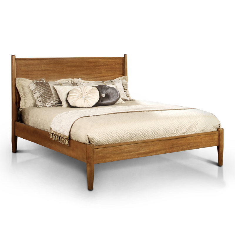 Stalter Solid Wood Platform Bed, Oak, California King