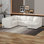 Pull Out Couch Bed With USB Charging Port And Two Power Sockets, Storage Chaise And Three Pillows