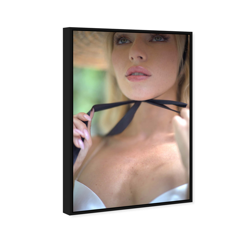 Yours Forever Canvas Fashion Print by Oliver Gal, 25"H x 17"W, Silver Frame
