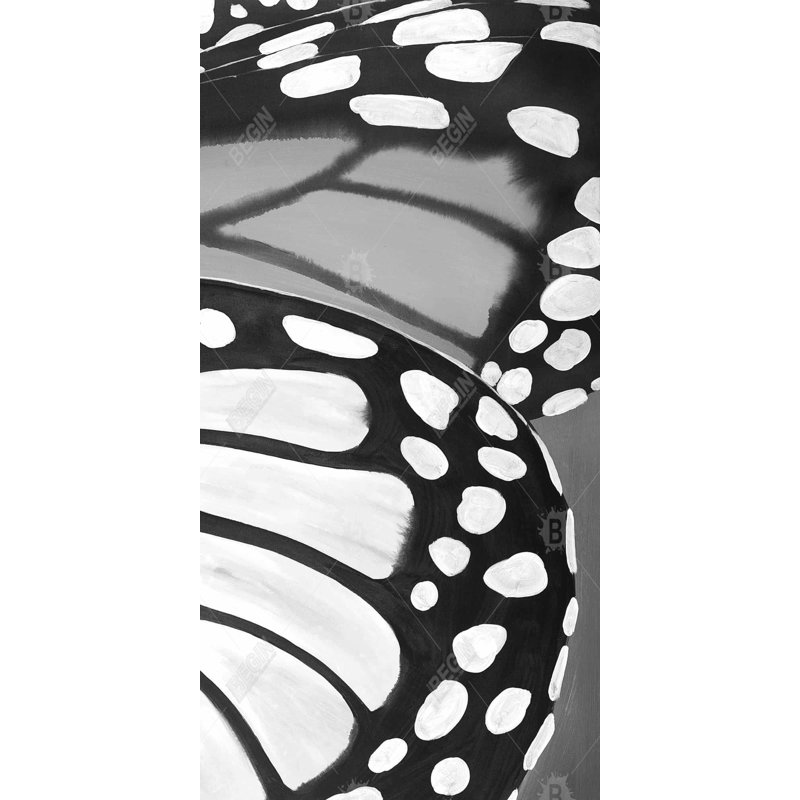 Butterfly wings closeup - 15.75"x31.50" Desk mat