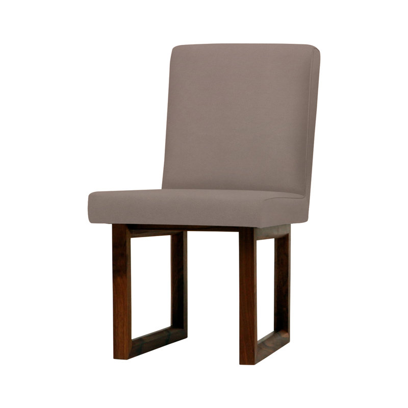 C2 W Upholstered Dining Chair, Vicuna Velvet