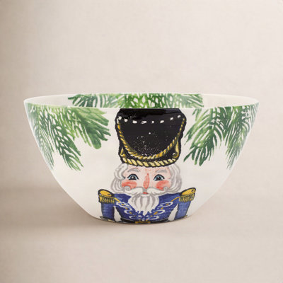 Nutcrackers Terra Bianca Serving Bowl