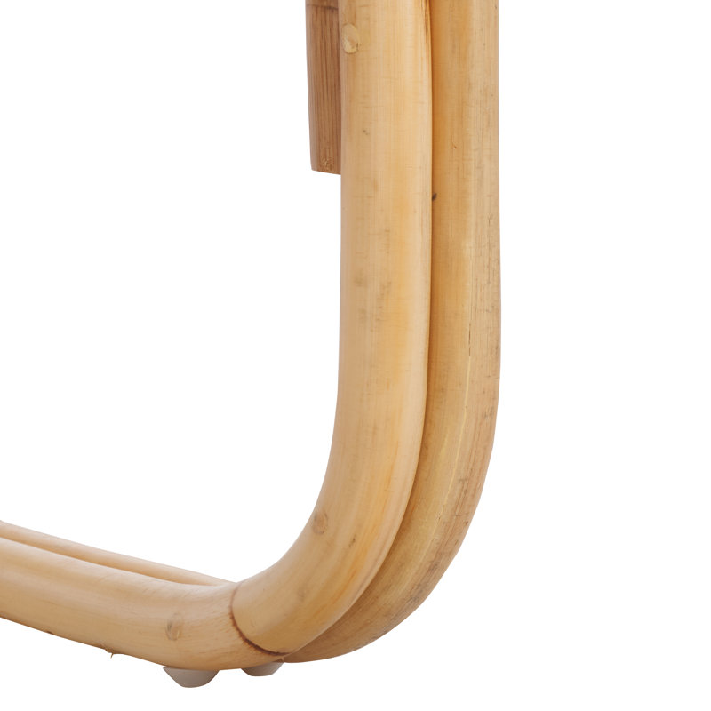 Chaise d'appoint avec coussin Breyanne, Naturel