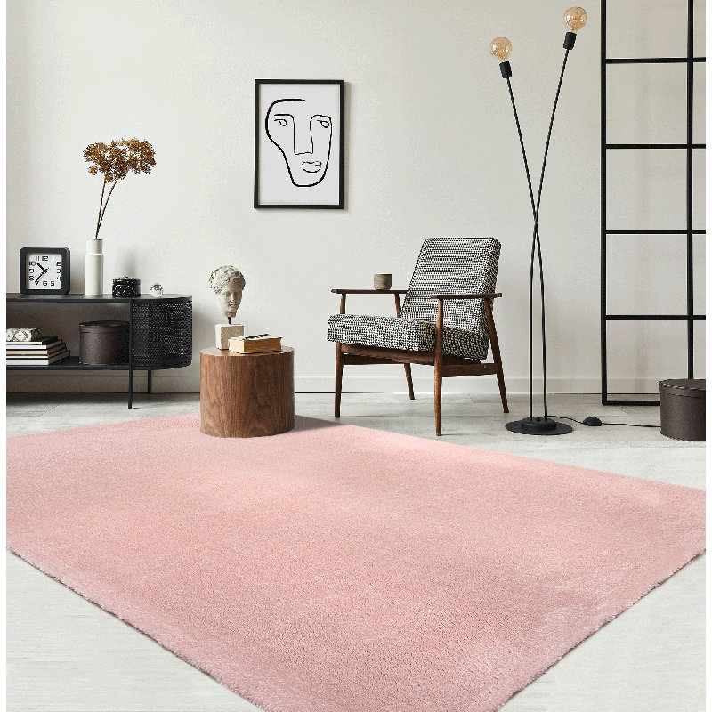 Hiroto Rug in Rose, Rectangle 60 x 110 cm